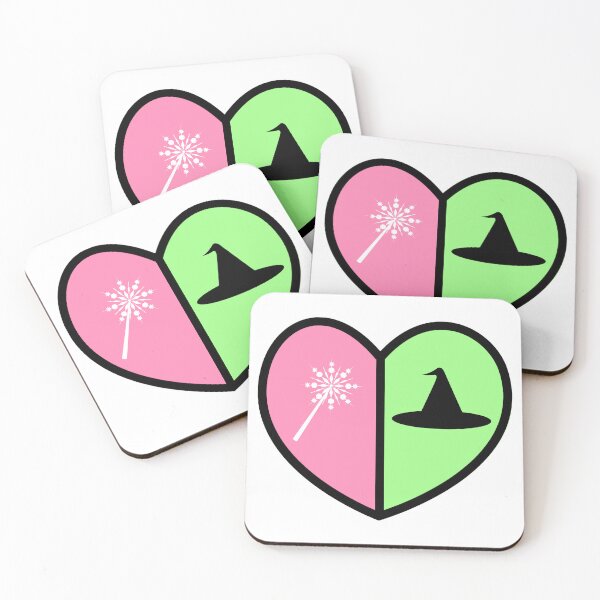 Item preview, Wicked The Musical Heart Elphaba Glinda Symbols designed and sold by sarahp77.