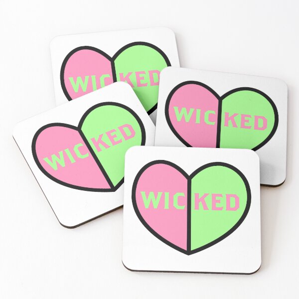 Item preview, Wicked The Musical Heart Elphaba Glinda Colors designed and sold by sarahp77.