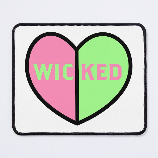 Item preview, Wicked The Musical Heart Elphaba Glinda Colors designed and sold by sarahp77.