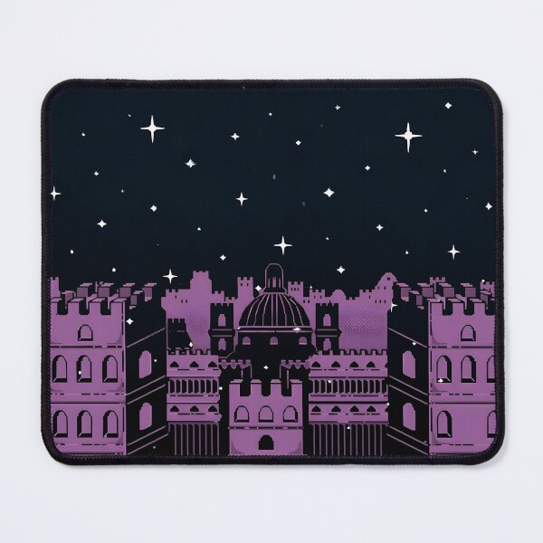 Item preview, Crescent Moon Night Sky over Monster Home designed and sold by GoatMomDesigns.