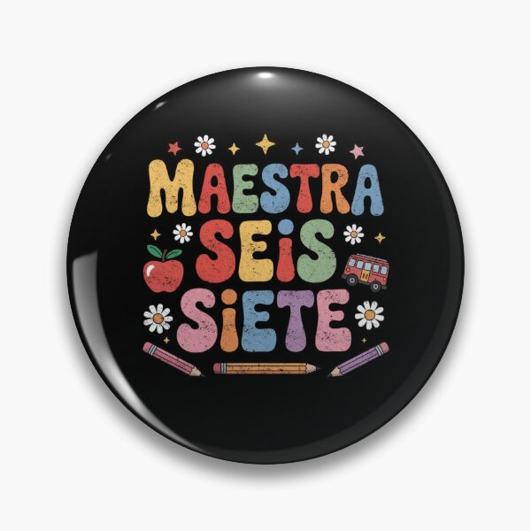 Artikelvorschau, Maestra Seis Siete Spanischlehrerin 67 Six Seven Gen Alpha entworfen und verkauft von FreshVibe Prints.