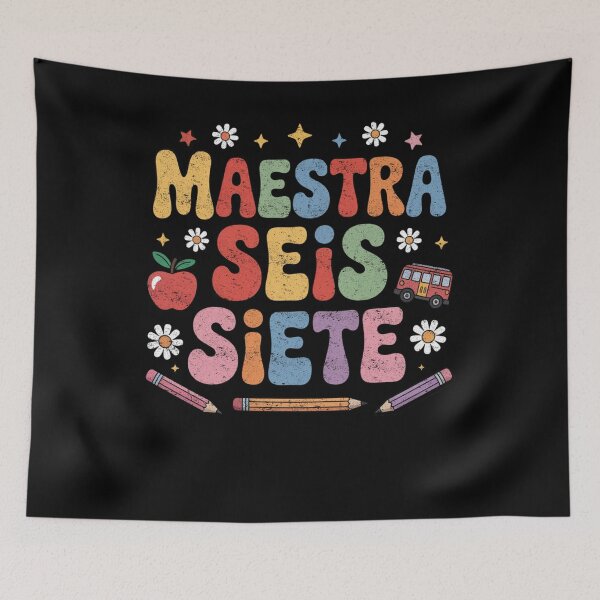 Item preview, Maestra Seis Siete Spanish Teacher 67 Six Seven Gen Alpha  designed and sold by FreshVibe Prints.
