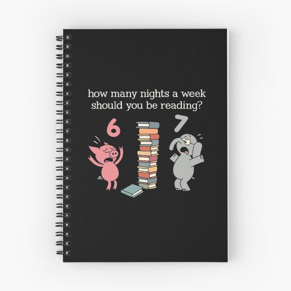 Item preview, How Many Nights A Week Should You Be Reading , 6-7 Teacher , Elephant Piggie Book , Reading Top designed and sold by thompsonui.