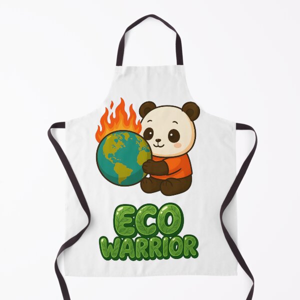 Item preview, Eco Warrior Panda – Save the Planet Conservation Art designed and sold by ArtsyGlaze.