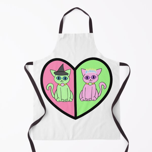Item preview, Wicked Musical Heart Elphaba Glinda Cats designed and sold by sarahp77.