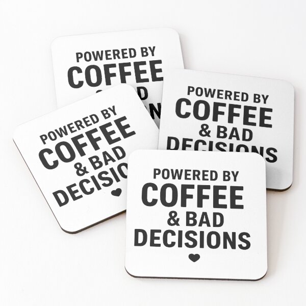 Item preview, Coffee & bad decisions  designed and sold by Rldesigns89.