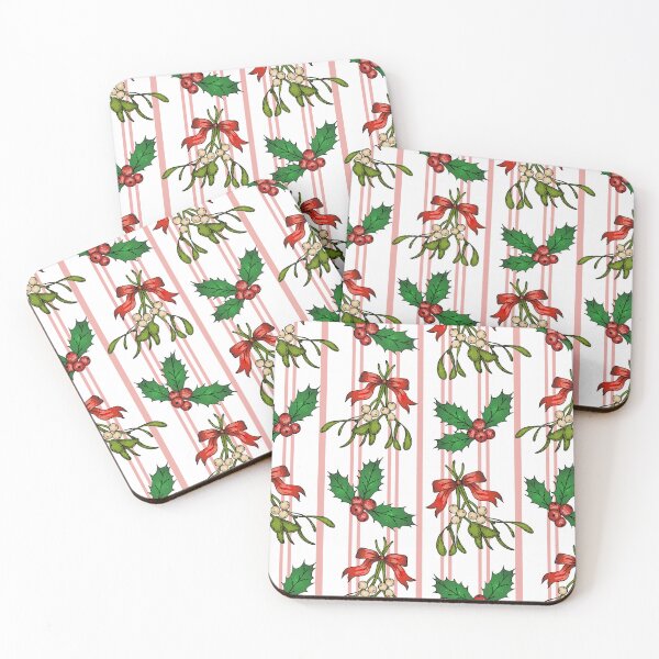 Item preview, Holly & Mistletoe designed and sold by Higher Light.