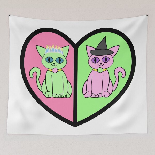 Item preview, Wicked Musical Heart Elphaba Glinda Cats Hat Switch designed and sold by sarahp77.
