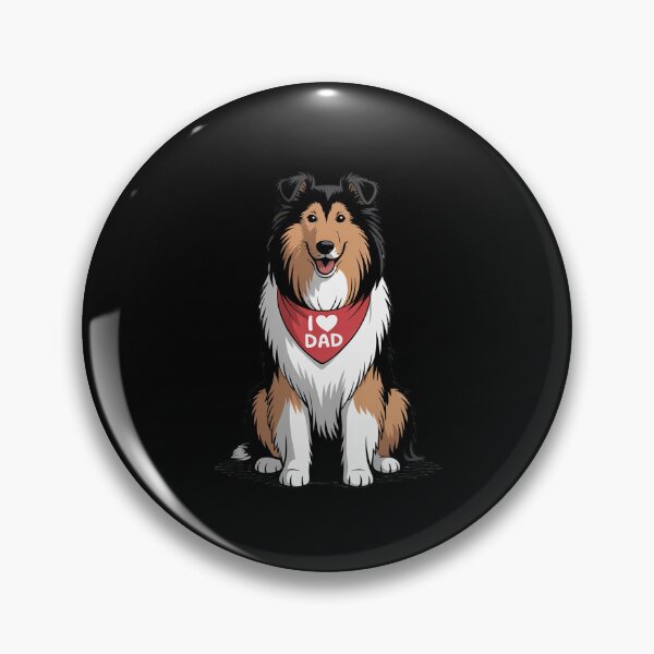 Item preview, I Love Dad Rough Collie Lover Dog Father's Day designed and sold by ShelFisher.