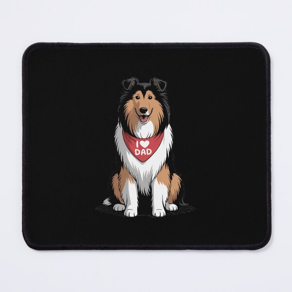 Item preview, I Love Dad Rough Collie Lover Dog Father's Day designed and sold by ShelFisher.