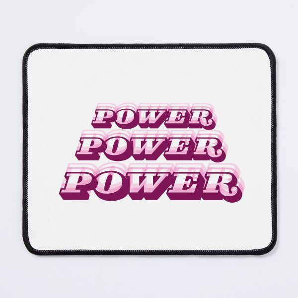 Item preview, Power Power Power Text designed and sold by Crafty Tiger Studio.