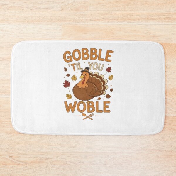 Item preview, Funny Gobble 'Til You Wobble Turkey Day  designed and sold by Pixel Palette12.