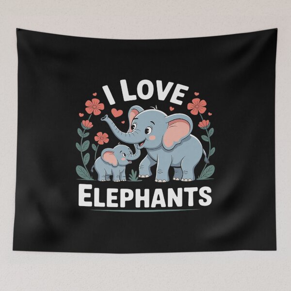 Item preview, I Love Elephants Family Bonding designed and sold by ShelFisher.