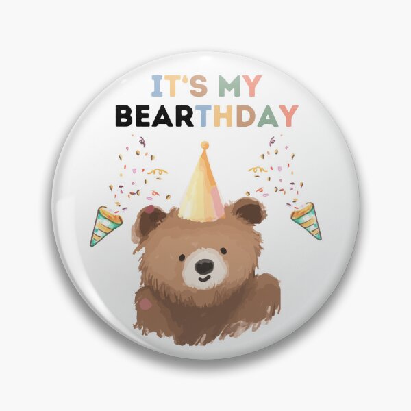 Item preview, It's my Bearthday ( Bear birthday pun) designed and sold by woofz.