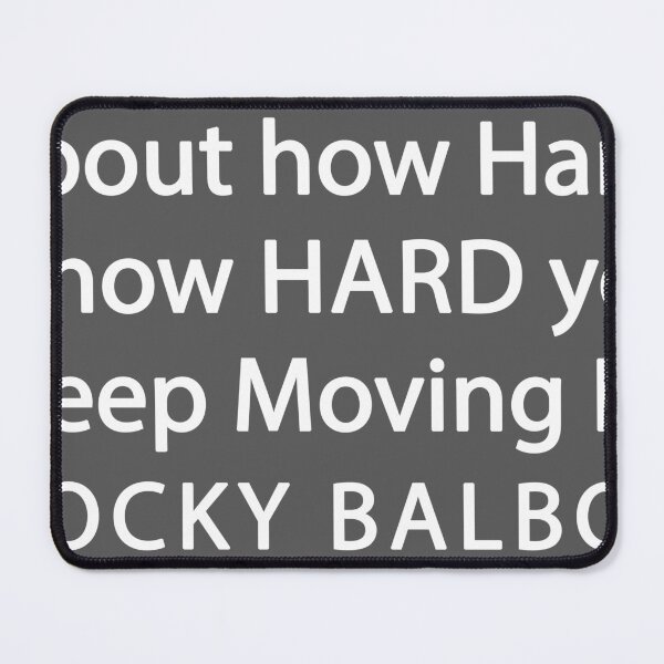 Item preview, its not about how hard you hit keep moving forward designed and sold by ocd_Jessica.