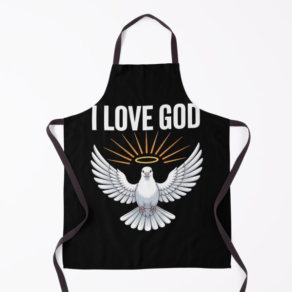 Item preview, I Love God Dove Symbol Spiritual Faith Message designed and sold by ShelFisher.