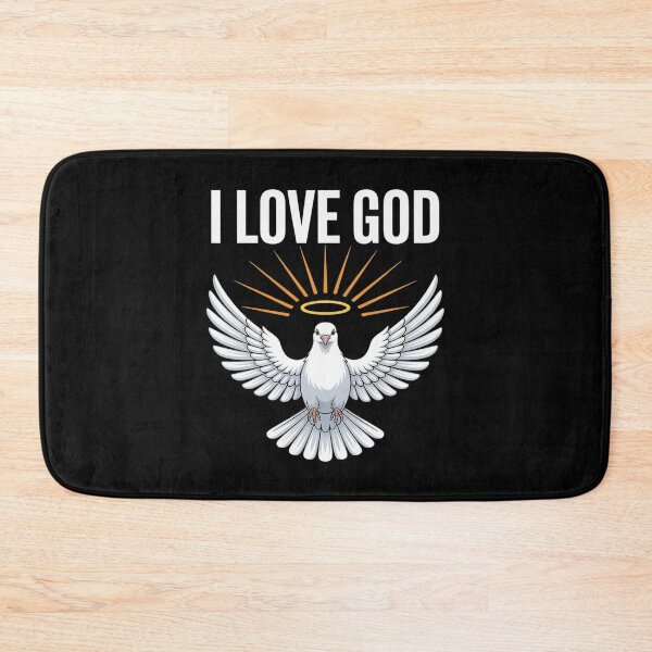 Item preview, I Love God Dove Symbol Spiritual Faith Message designed and sold by ShelFisher.