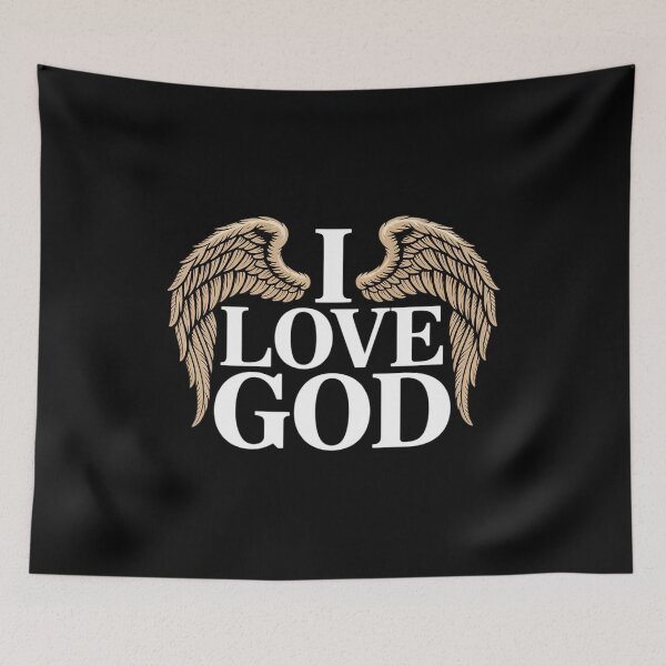 Item preview, I Love God Inspirational Faith designed and sold by ShelFisher.