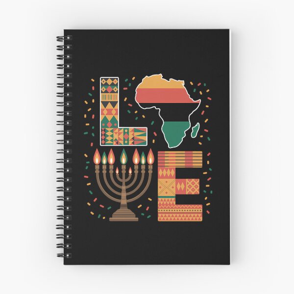 Item preview, LOVE Happy Kwanzaa Africa Map Kinara Candles designed and sold by Bandikonsalez.