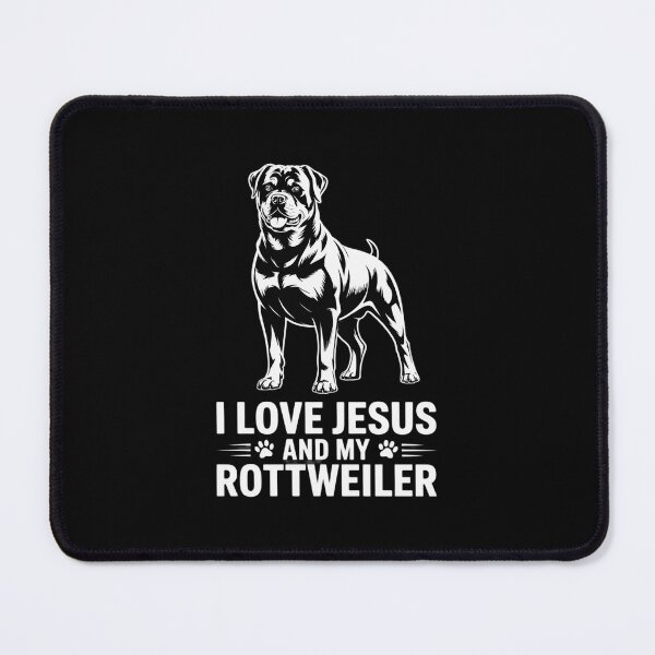 Item preview, I Love Jesus and My Rottweiler Christian designed and sold by ShelFisher.