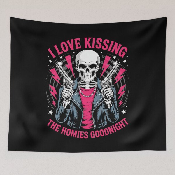 Item preview, I Love Kissing The Homies Goodnight Funny Dank Meme Bootleg designed and sold by ShelFisher.