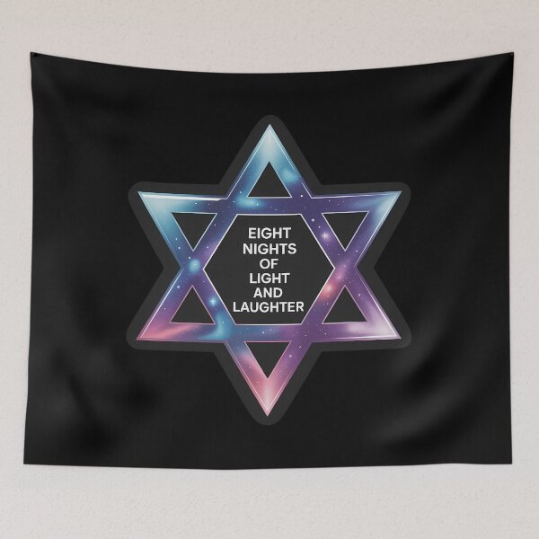 Item preview, Hanukkah with Eight Nights of Light and Laughter designed and sold by Bandikonsalez.