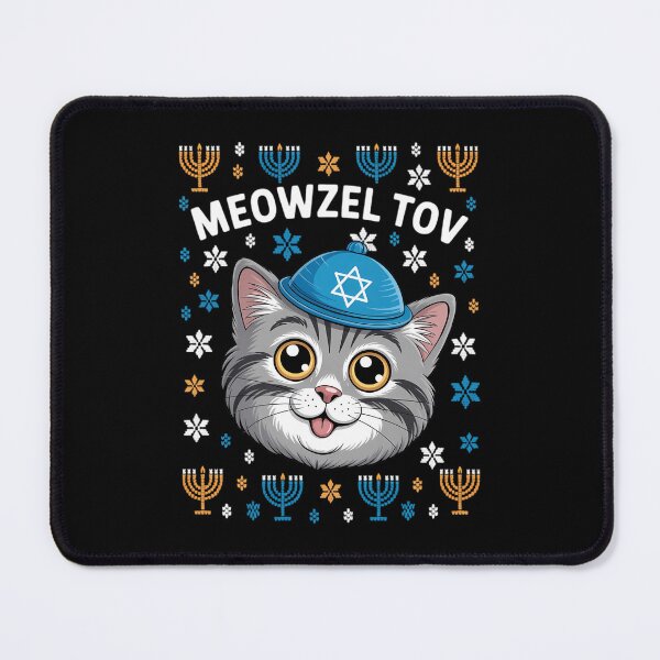 Item preview, Meowzel Tov Ugly Hanukkah Cat Chanukah Jewish designed and sold by Bandikonsalez.
