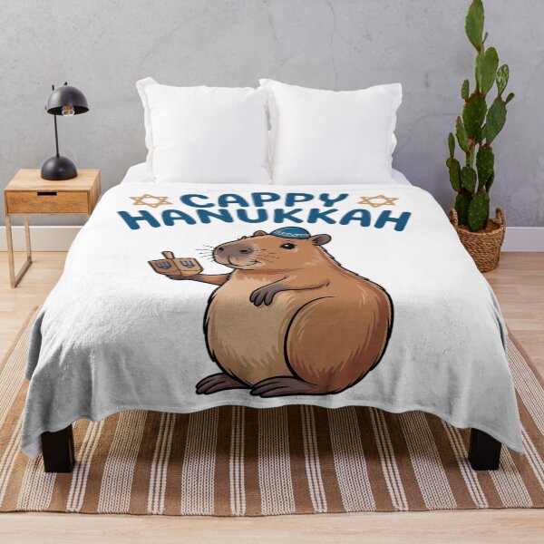 Item preview, Hanukkah Capybara Jewish Holiday Funny Animal Menorah Capybara Lover designed and sold by Bandikonsalez.