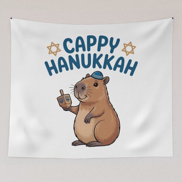Item preview, Hanukkah Capybara Jewish Holiday Funny Animal Menorah Capybara Lover designed and sold by Bandikonsalez.