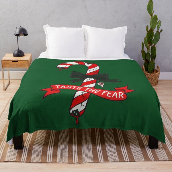 Item preview, Taste The Fear - Bloody Candy Cane Goth Christmas Horror designed and sold by CoffinsArt.