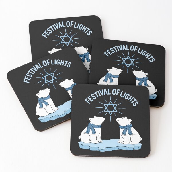Item preview, Polar Bears Festival Of Lights Hanukkah Jewish designed and sold by Bandikonsalez.