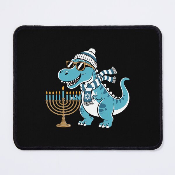 Item preview, Happy Hanukkah Jewish Holiday Menorah Dinosaur designed and sold by Bandikonsalez.