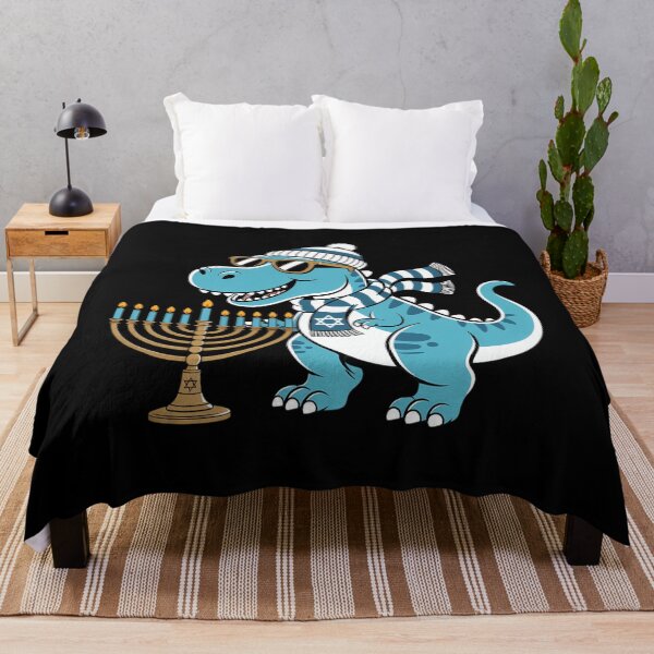 Item preview, Happy Hanukkah Jewish Holiday Menorah Dinosaur designed and sold by Bandikonsalez.