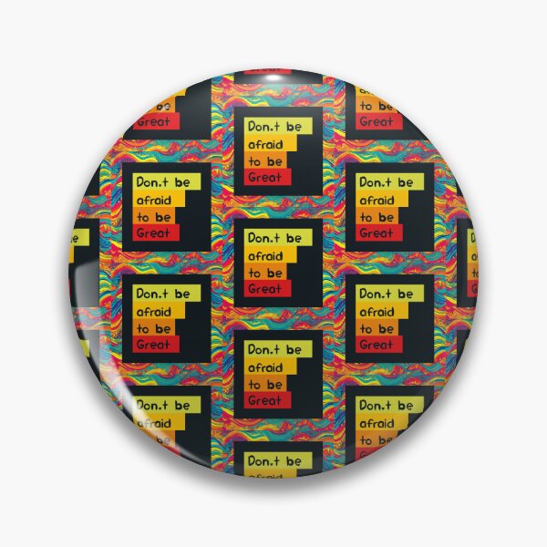 Item preview, Psychedelic Quote "Don't be afraid to be Great" designed and sold by shaang.