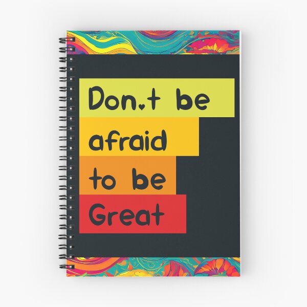 Item preview, Psychedelic Quote "Don't be afraid to be Great" designed and sold by shaang.