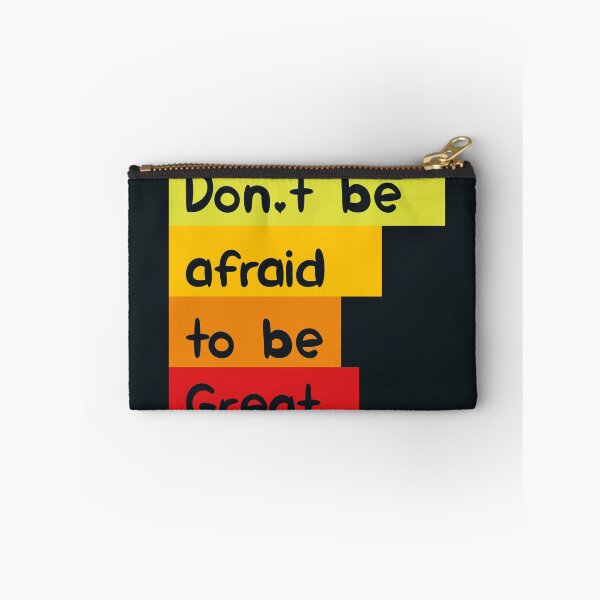 Item preview, Psychedelic Quote "Don't be afraid to be Great" designed and sold by shaang.