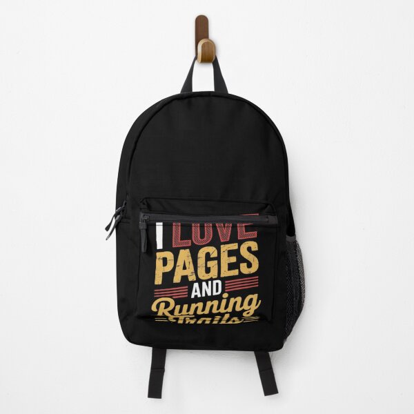 Item preview, I Love Pages and Running Trails Book Lover Running designed and sold by Sandrhaus.