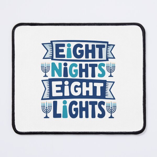 Item preview, Hanukkah Holiday Eight Nights Eight Lights Jewish Holiday designed and sold by Bandikonsalez.