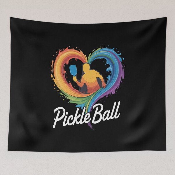 Item preview, I Love Pickleball Watercolors Pickleball Girl Player designed and sold by Sandrhaus.