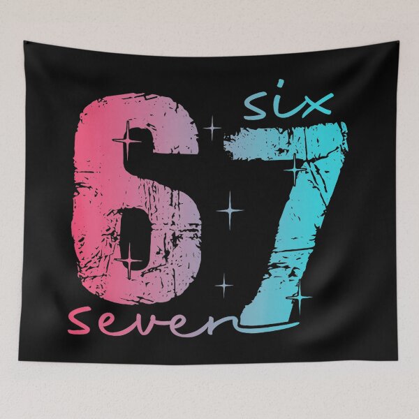 Item preview, 6 7 Number Funny Meme  designed and sold by gladysenglish.