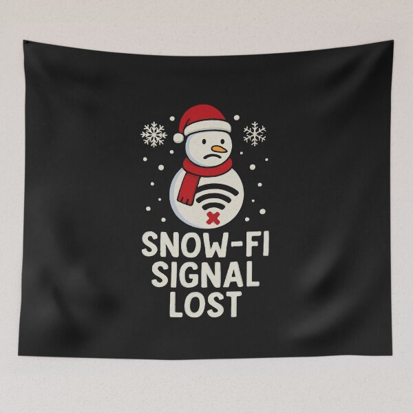 Item preview, Snow-Fi Signal Lost: Glitchy Snowman Edition designed and sold by marry treasures.