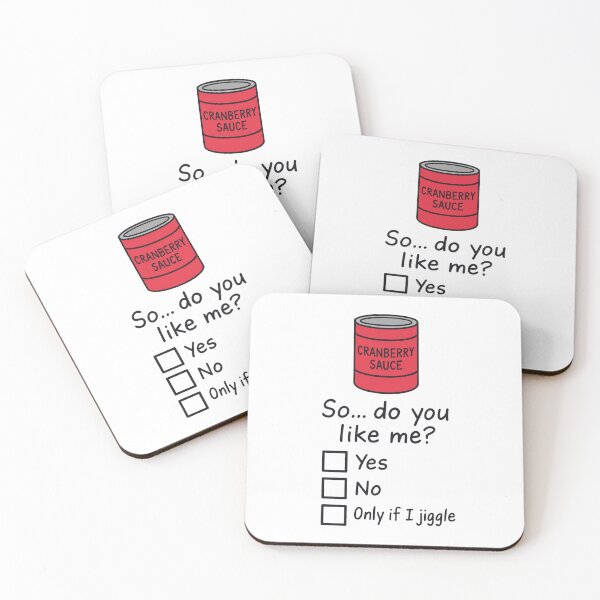 Item preview, Do You Like Me? Cranberry Sauce – Cute Thanksgiving Note Style designed and sold by Humble Threadworks.