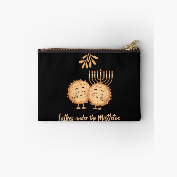 Item preview, Hanukkah Christmas Latke and Mistletoe Cute Christmas designed and sold by Bandikonsalez.