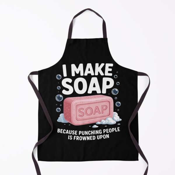 Item preview, I Make SOAP - Soap Maker Punch Quote designed and sold by Sandrhaus.