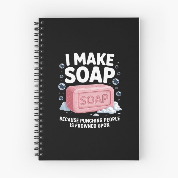 Item preview, I Make SOAP - Soap Maker Punch Quote designed and sold by Sandrhaus.