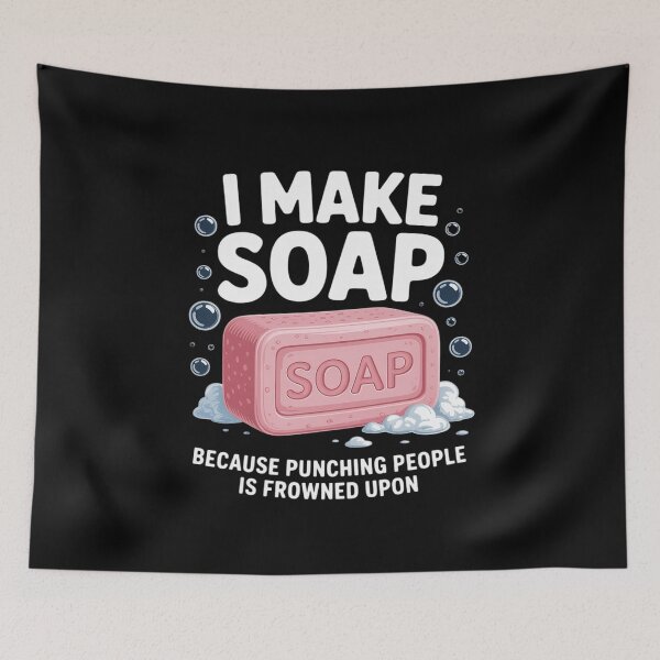 Item preview, I Make SOAP - Soap Maker Punch Quote designed and sold by Sandrhaus.