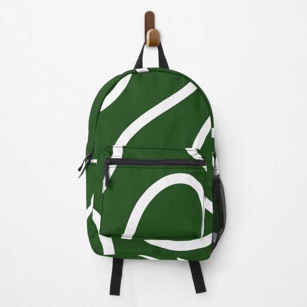 Item preview, Green Minimal Curves Lines Abstract Artwork designed and sold by patternsoup.
