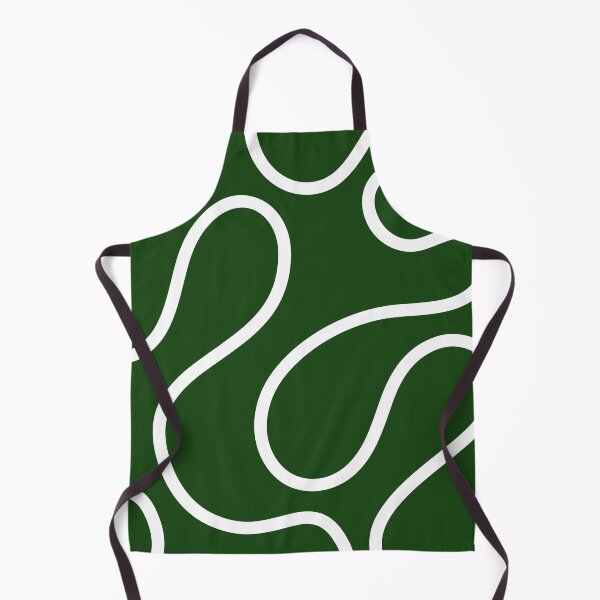 Item preview, Green Minimal Curves Lines Abstract Artwork designed and sold by patternsoup.