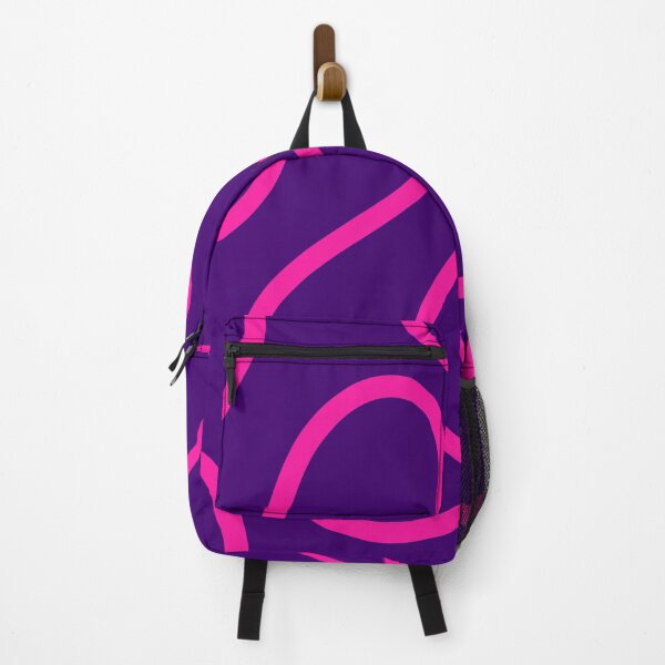 Item preview, Purple and Pink Minimal Curves Lines Abstract Artwork designed and sold by patternsoup.
