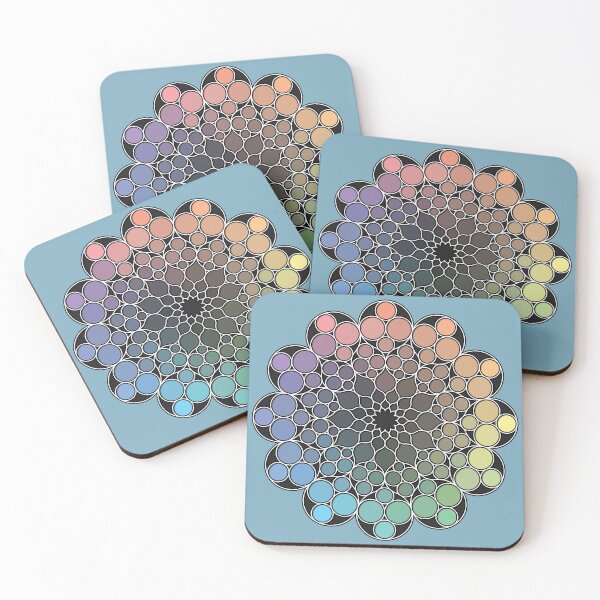 Item preview, Sacred Circle Rainbow Mandala designed and sold by mathemartiste.